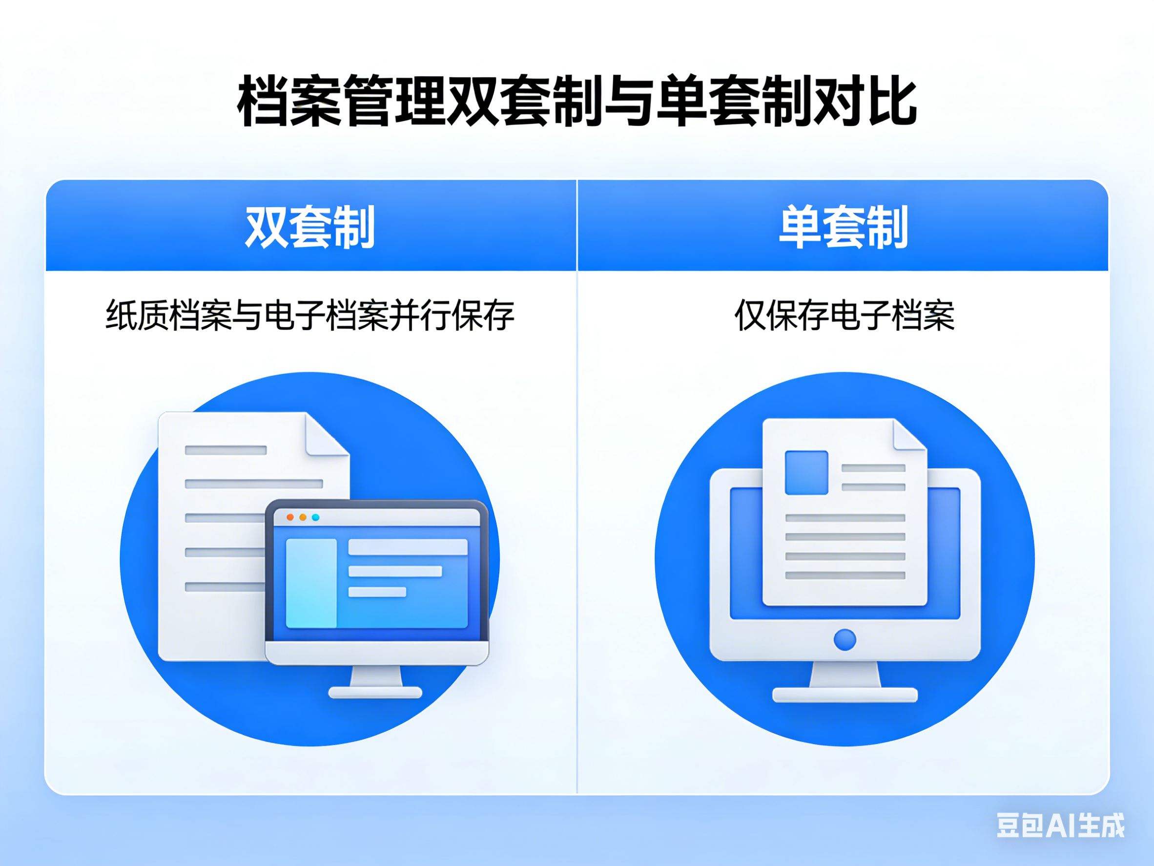 档案管理模式二选一？解析差异要点