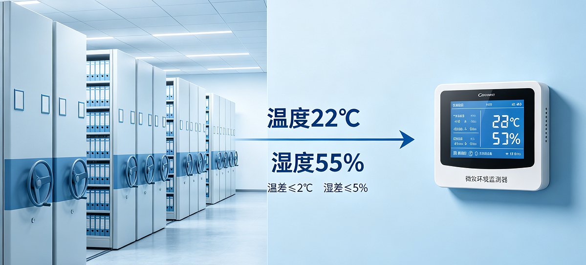 档案库房如何做好温湿度分区精准管控？
